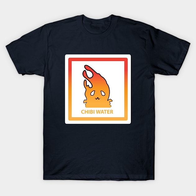 Chibi Water 3 Orange T-Shirt by Ian2Darts